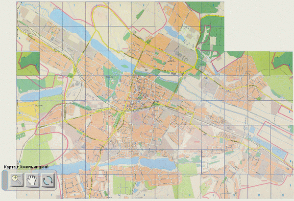 карта г.Хмельницкий
