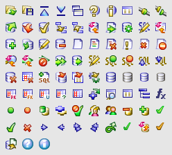 Иконки для утилиты Database Comparer