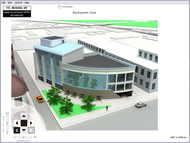 интерактивная 3D-модель торгового центра