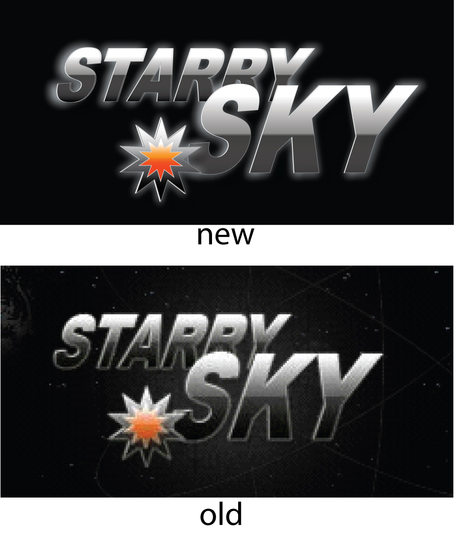 Отрисовка лого - Starry Sky