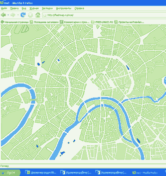 Интерактивная карта Москвы