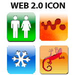 WEB 2.0 style icon