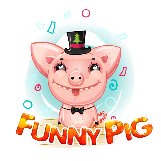 Funny Pig