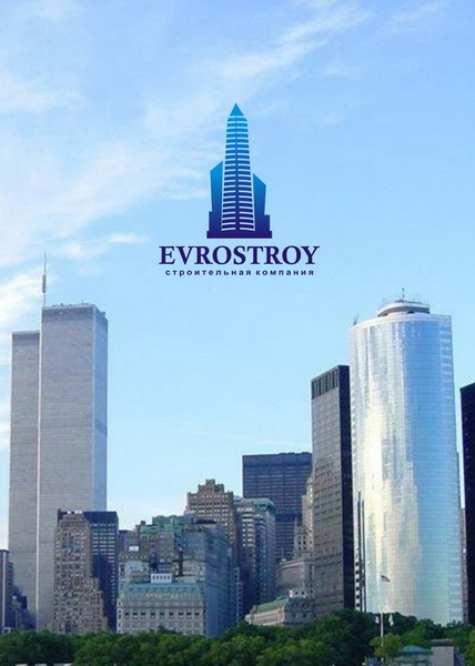 логотип строительной компании Еврострой
