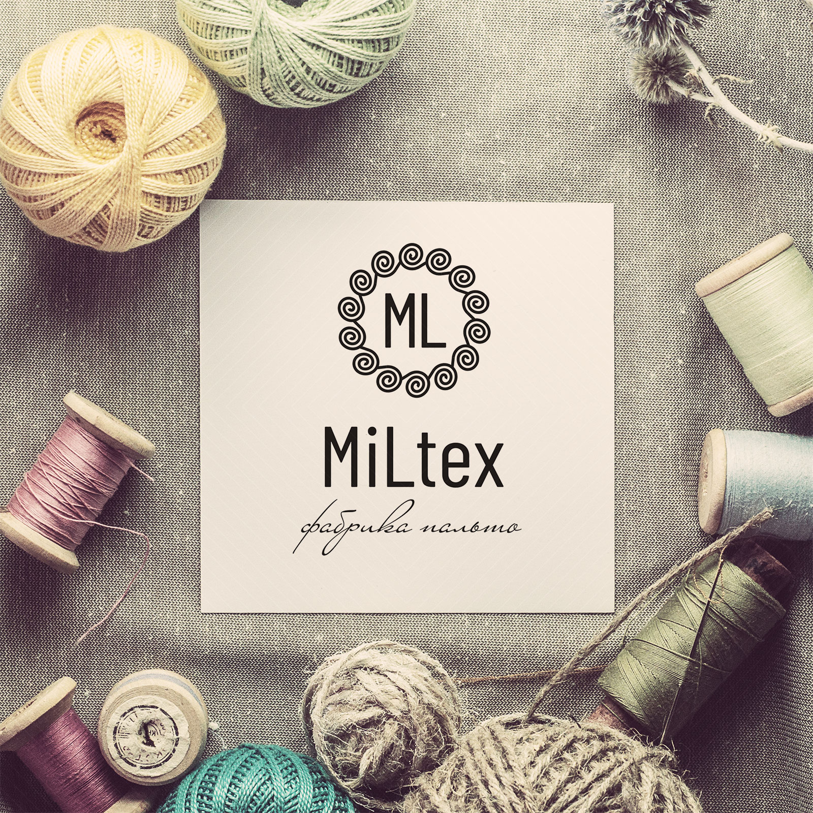 Логотип швейной фирмы &quot;MILTEX&quot;.