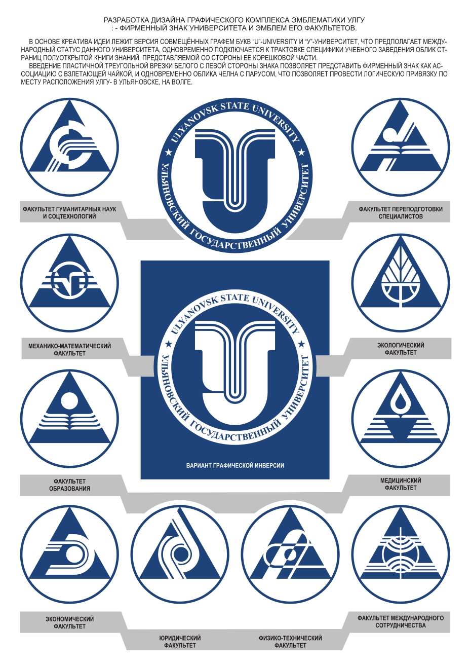 Эмблемы Ульяновского Государственного Университета