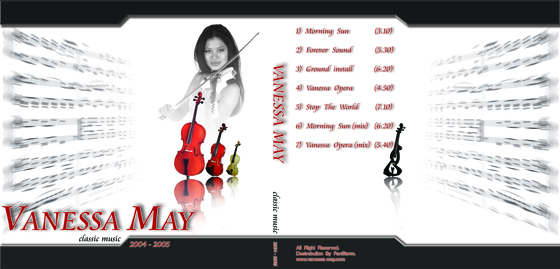 Vanessa may (этикетка диска.2005.г)