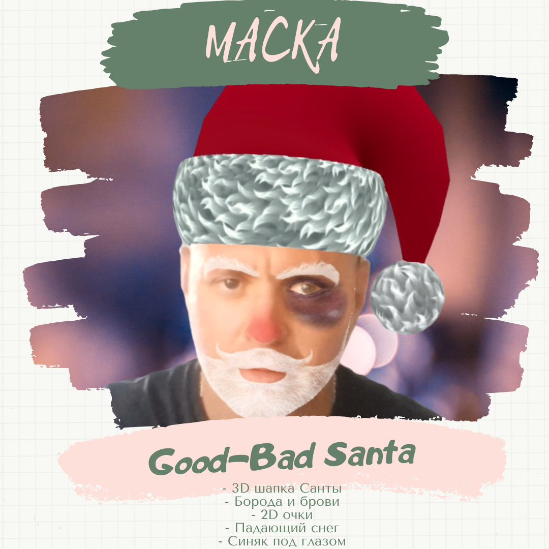 Маска &#171;Good-Bad Santa&#187;. 