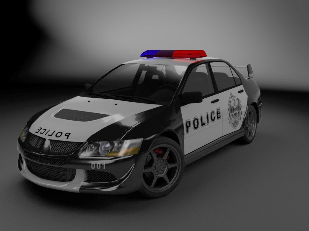 Mitsubishi Lancer Evo IX (middle-poly)