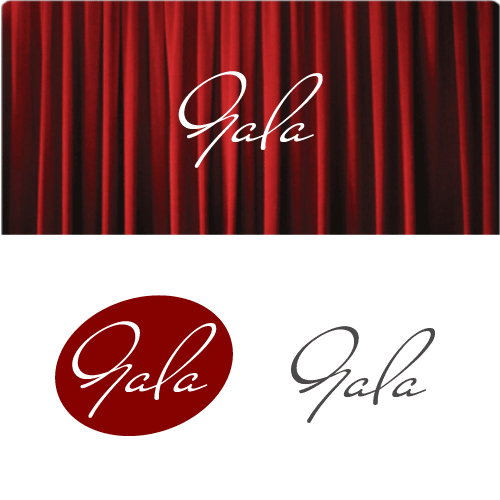Логотип для салона элитных тканей «Gala»