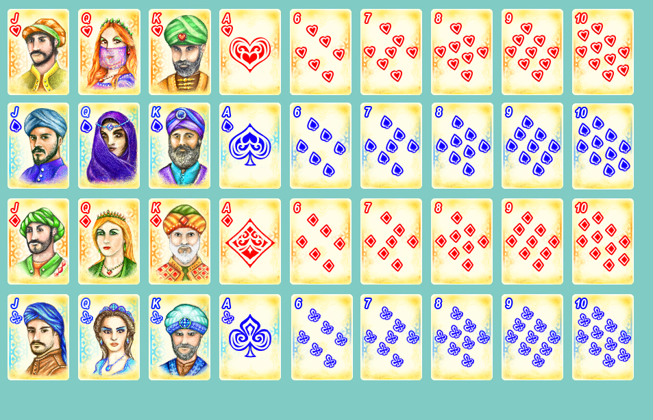 Графика для игры &quot;Путешествие Синдбада - пасьянсы&quot; (cards)	
