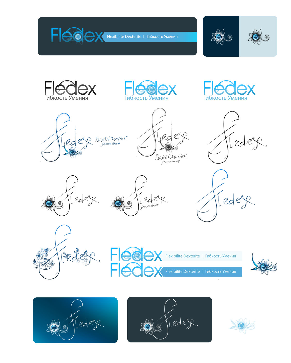 Логотипы и несколько элементов для фирменного стиля и сайта