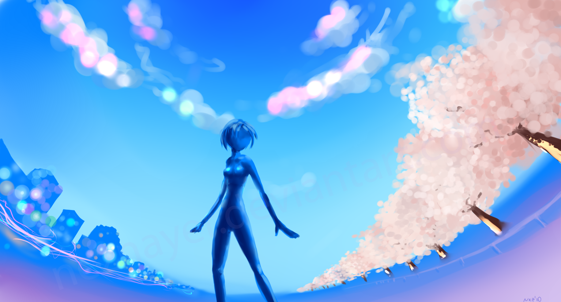 Blue warrior