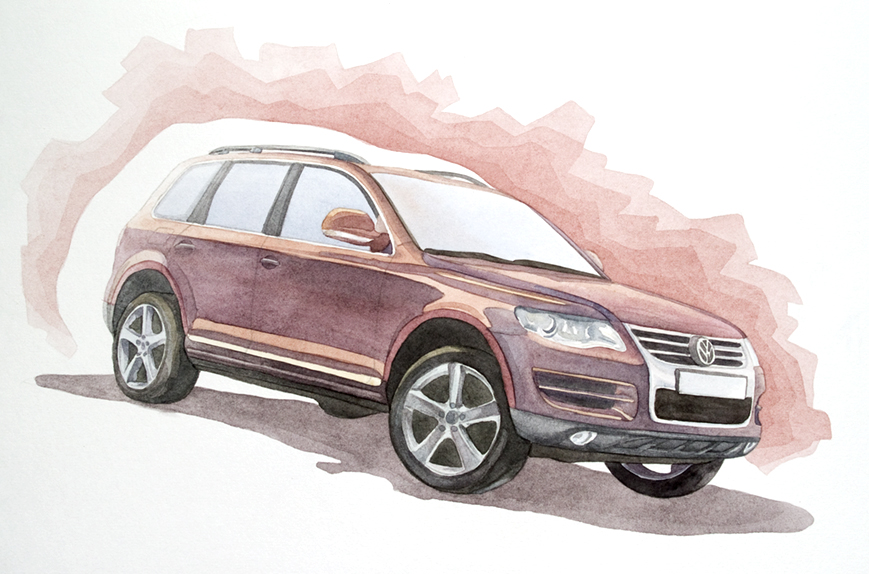 Плакат &quot;Volkswagen Touareg&quot;