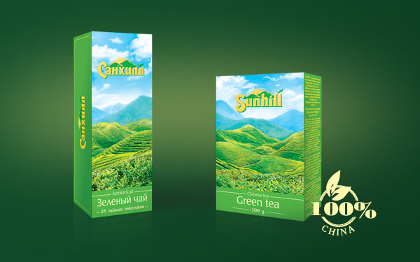 Чай SunHill_green tea_25tb_100g