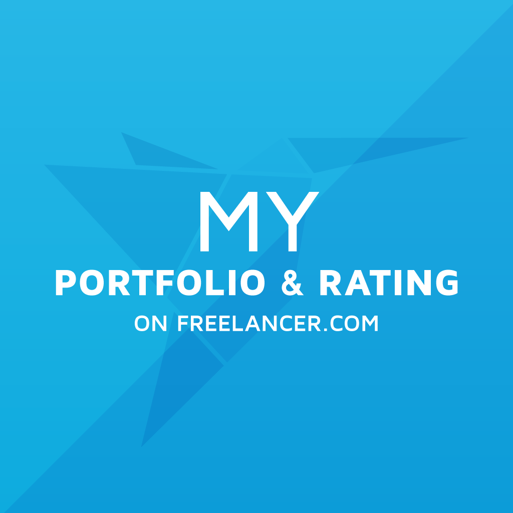 Мое портфолио и отзывы на freelancer.com