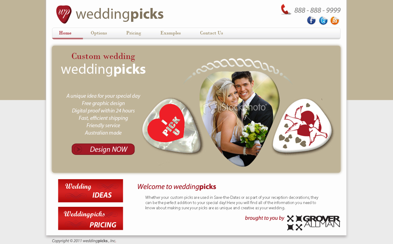 Cайт WeddingPicks ver.1