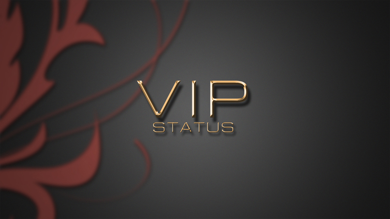 Логотип развлекательного центра - VIP status