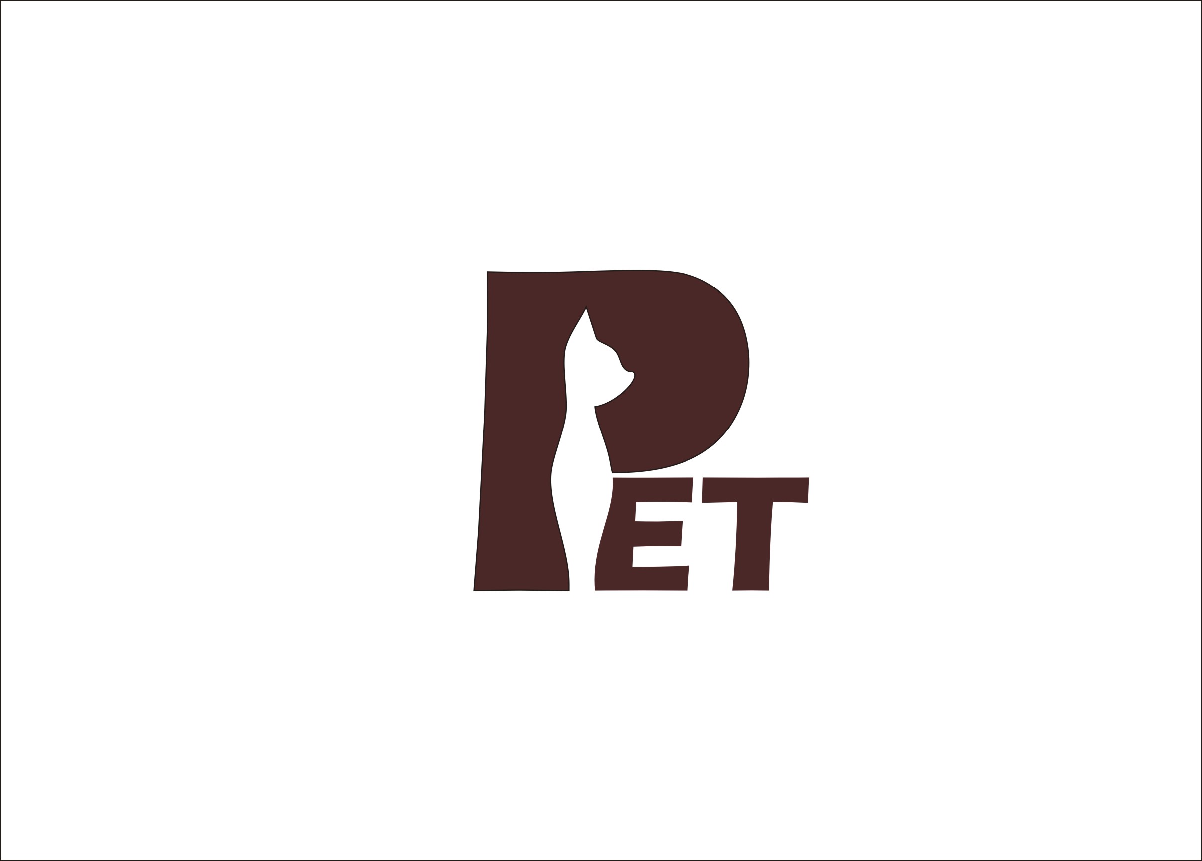 Логотип для сети магазинов зоотоваров &quot;Pet&quot;
