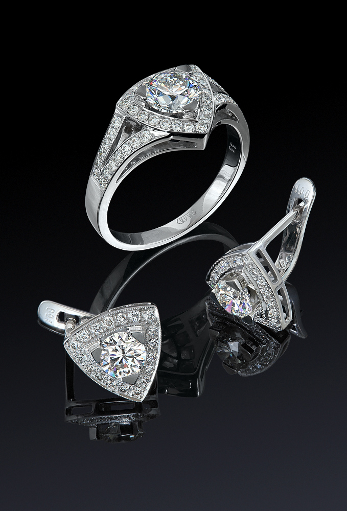Фотографии ювелирных украшений с Бриллиантами Diamond Jewellery