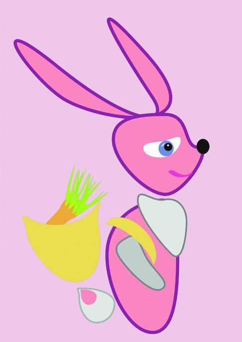 pink rabbit