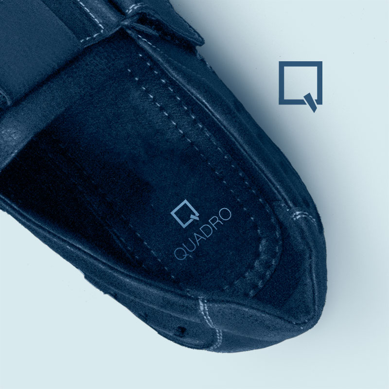 Логотип мужской обуви Quadro