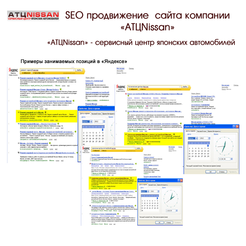 SEO  &quot;ATЦNissan&quot;