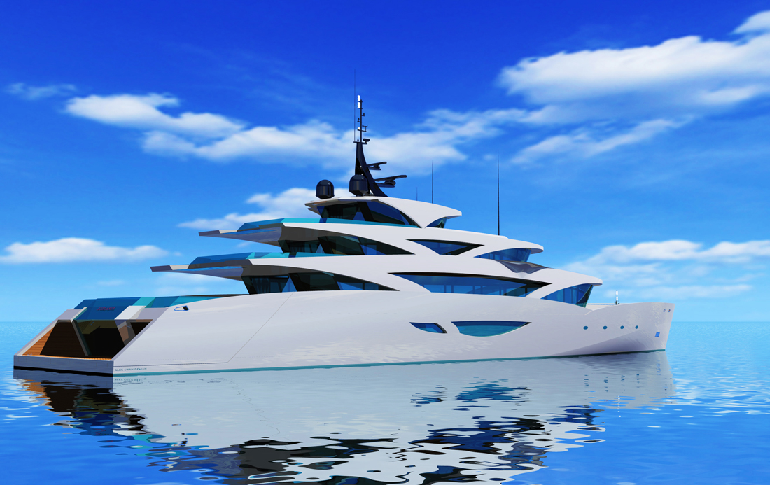 Mega Yacht AL72m Eurasia