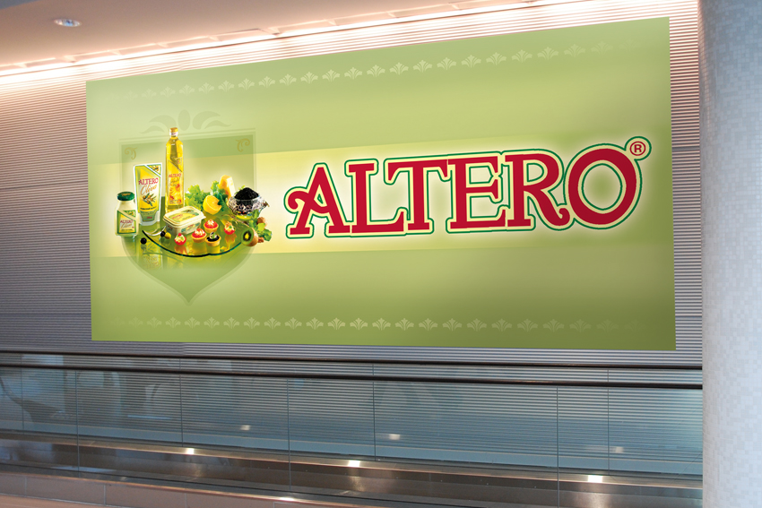 Наружная реклама бренда Altero