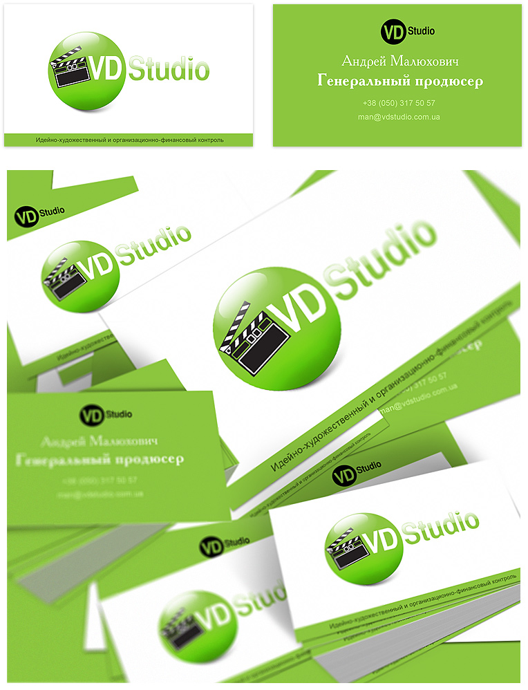 Дизайн визитки VD Studio
