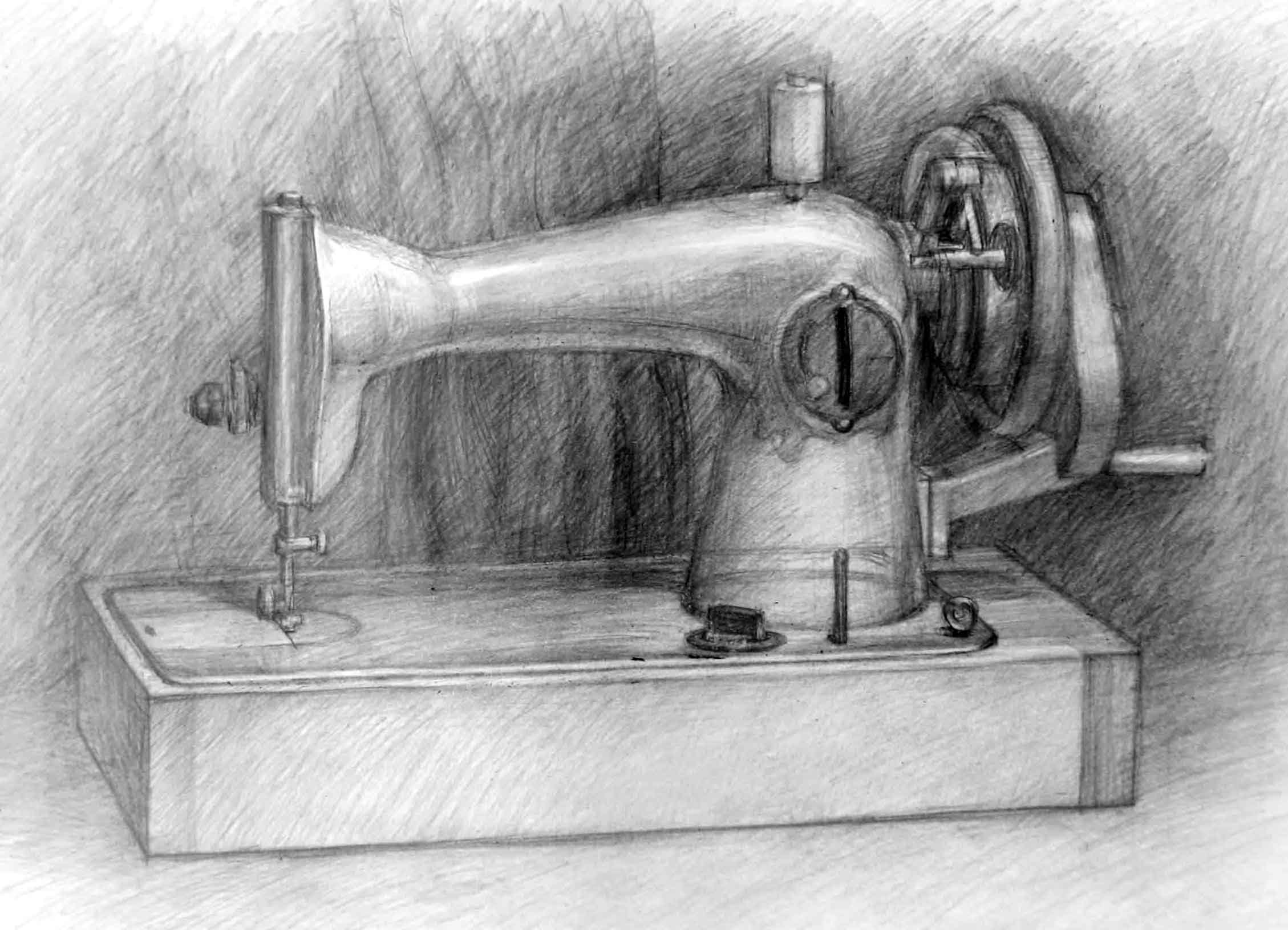 Рисунок швейной машинки