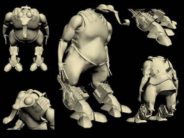 &quot;Тягач&quot; 3d модель