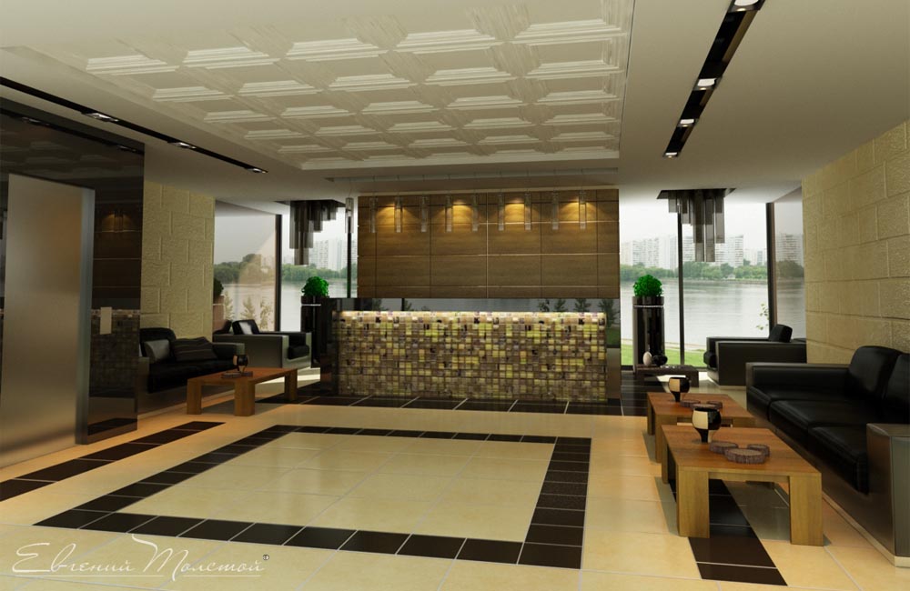 Дизайн интерьера гостиничного комплекса