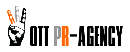 принятый вариант лого для PR агенства One Two Three