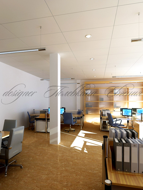 Дизайн-проект офисов бизнес-центра в г. Екатеринбург