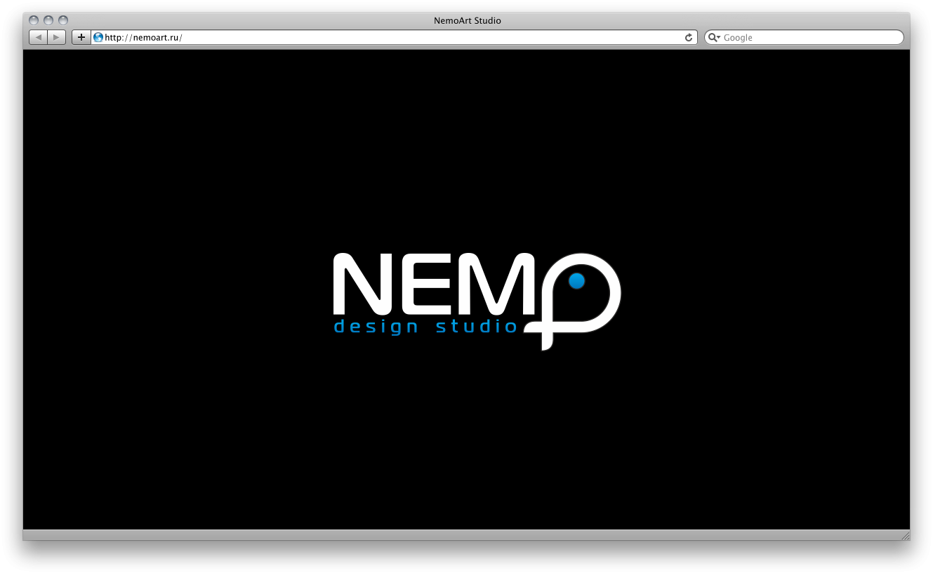 Сайт-заглушка для NemoArt Studio