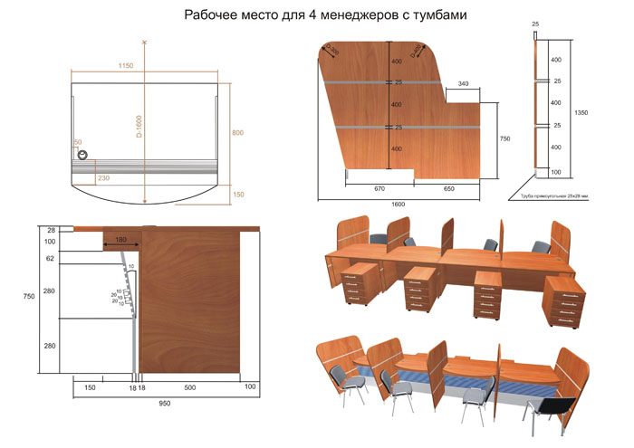 нестандартная мебель &quot;ПробизнесБанк&quot;