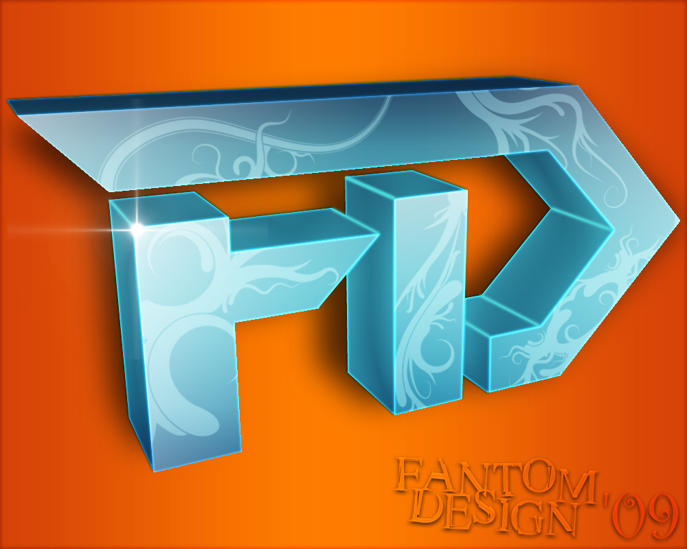 Обои с моим логотипом FantoM Design -09
