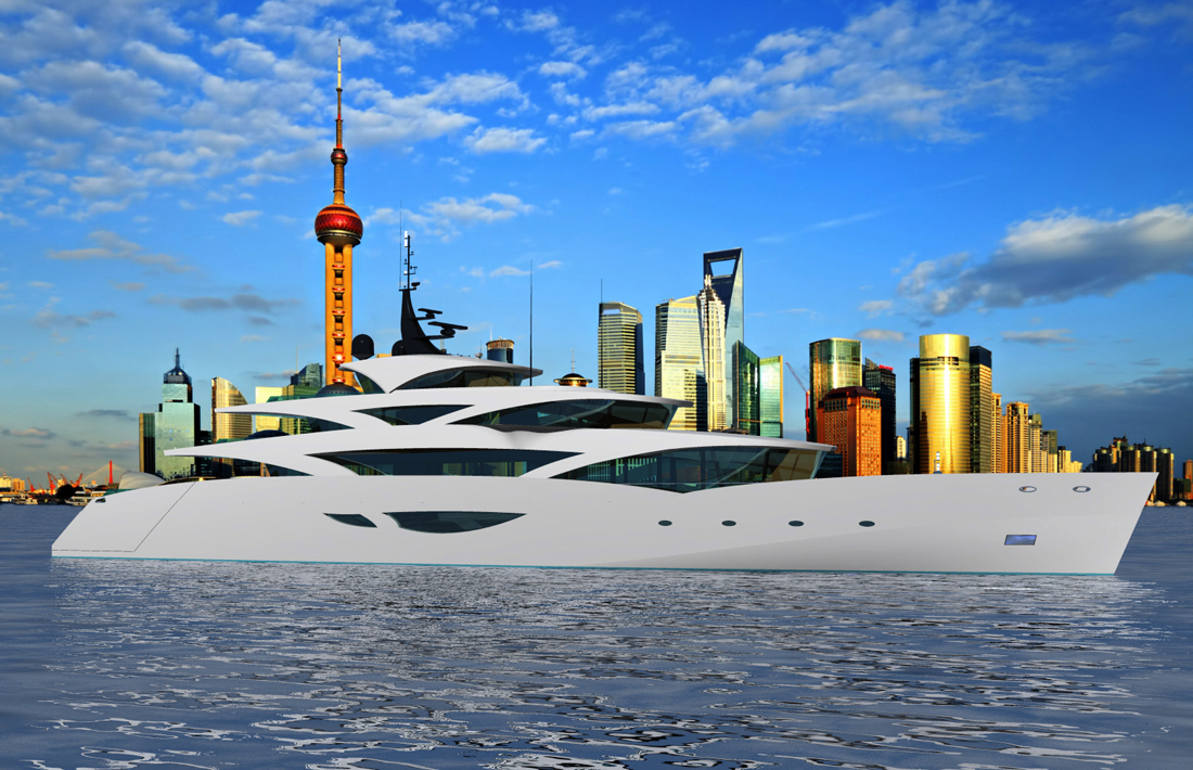 Mega Yacht AL72m Eurasia