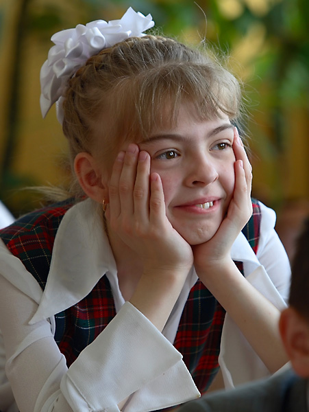 На уроке