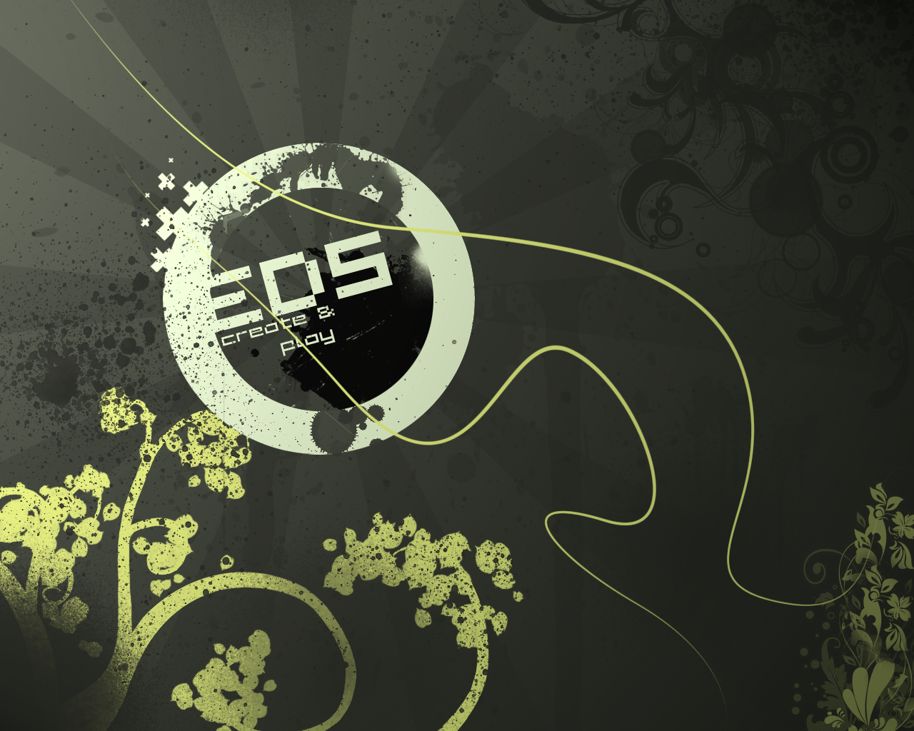 Фирменный логотип и подборка стиля для команды EDS.