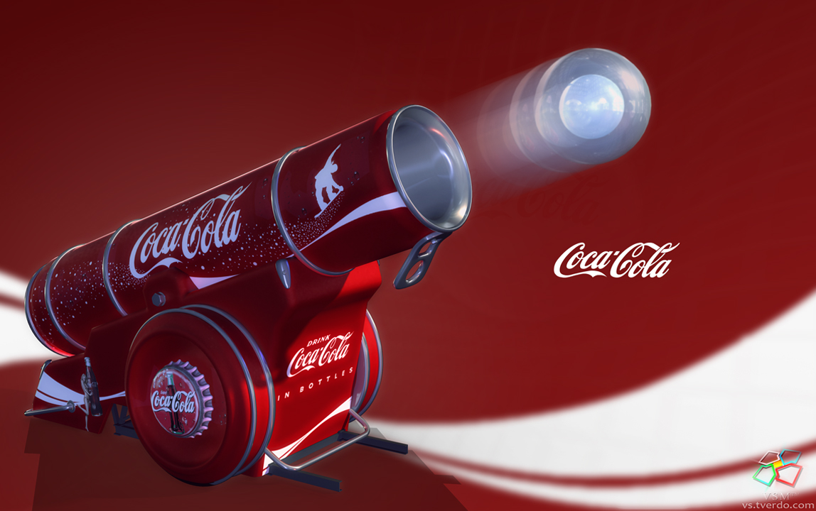 Царь Пушка в стиле Coca Cola
