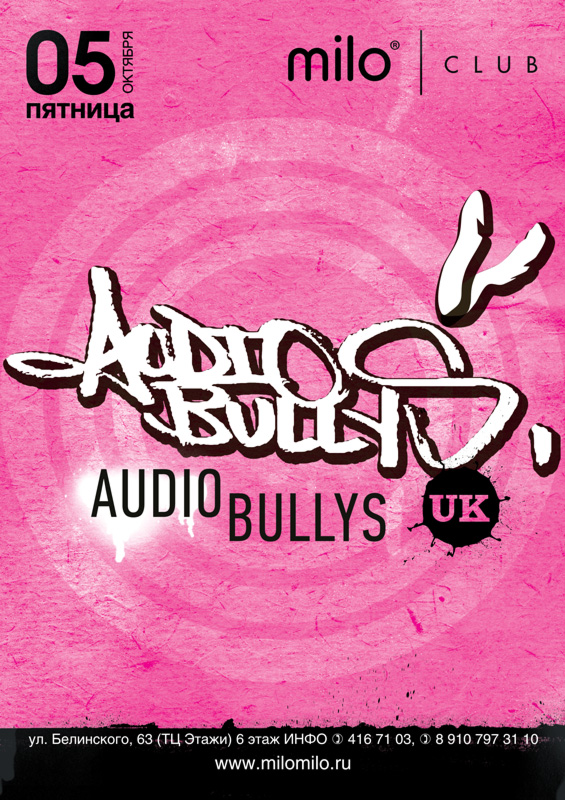 Audio Bullys poster