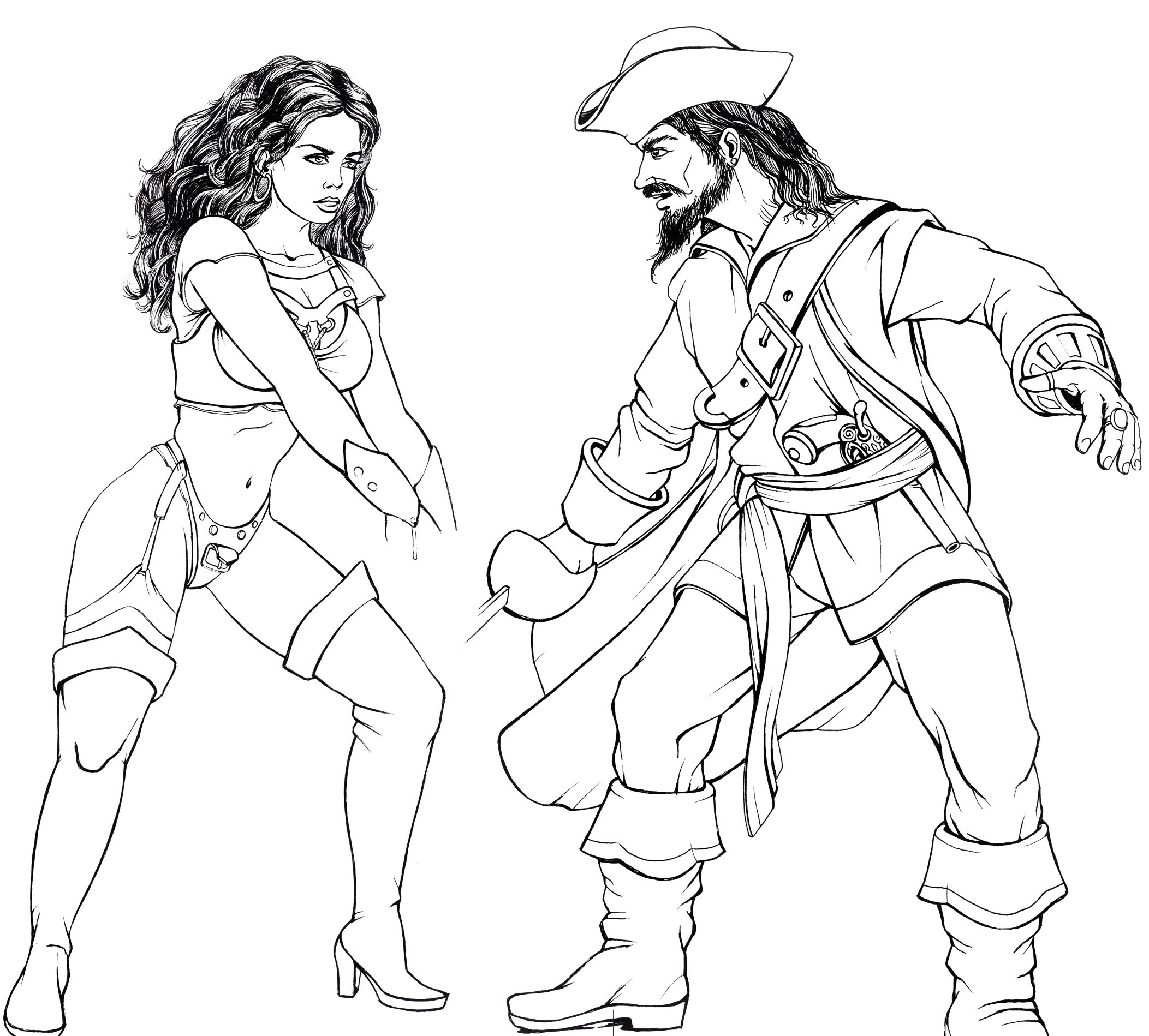 Пират и испанка