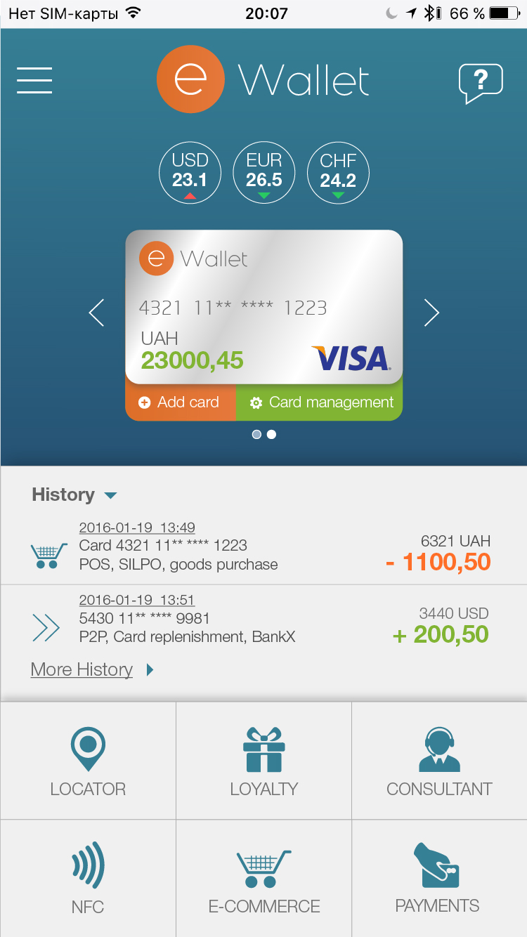 Дизайн мобильного банкинга под iOS