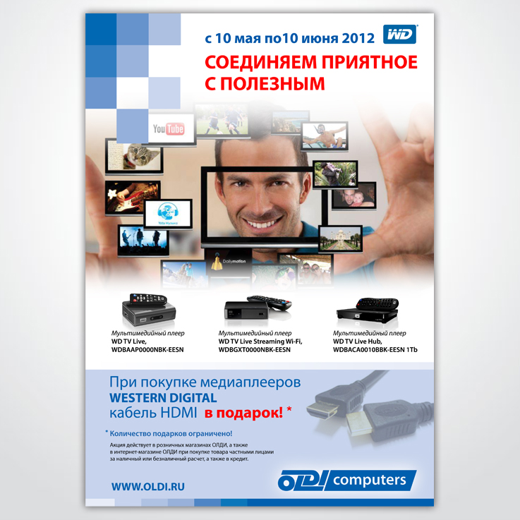 Листовка Western Digital, 2012 г.