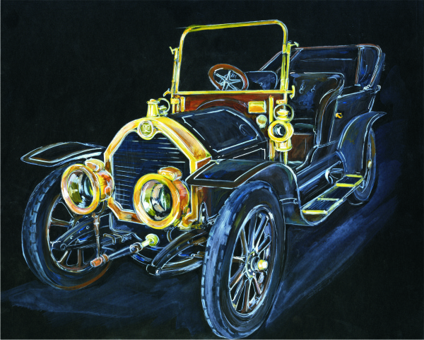 серия старые авто Дерек 1907 г