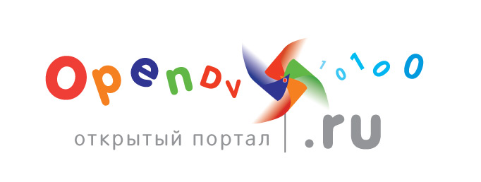 Эскиз лого для портала OPENdv.ru