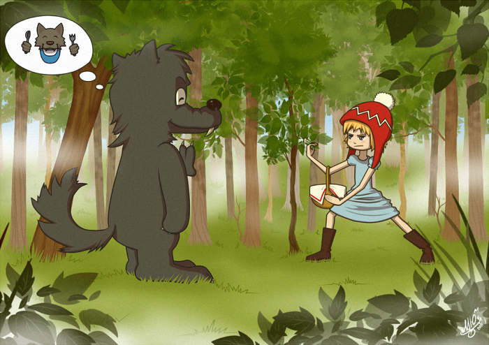 Красная Шапочка и Серый Волк