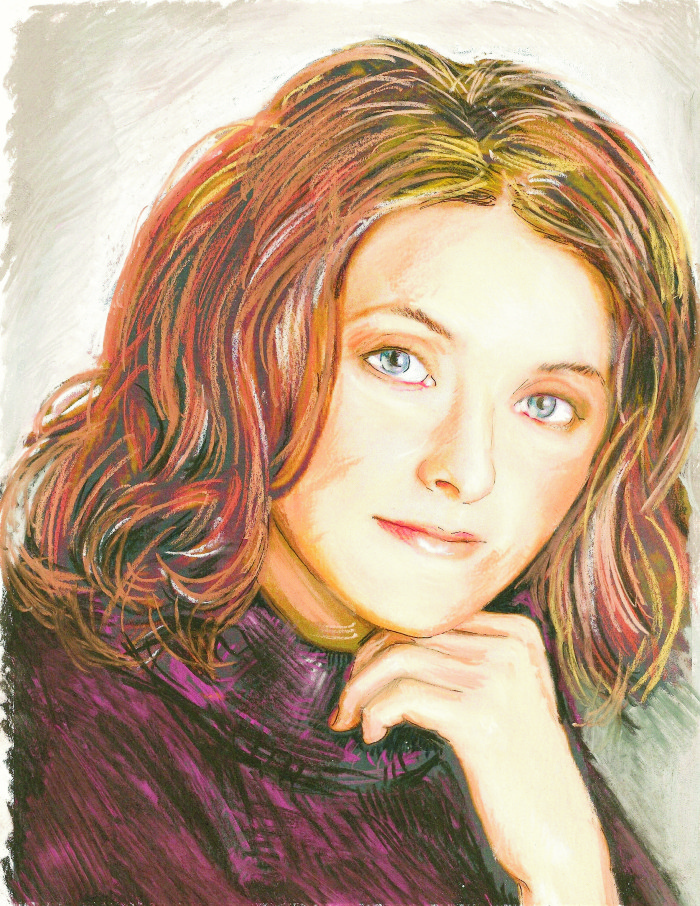 Портрет писательницы Эльвиры Барякиной